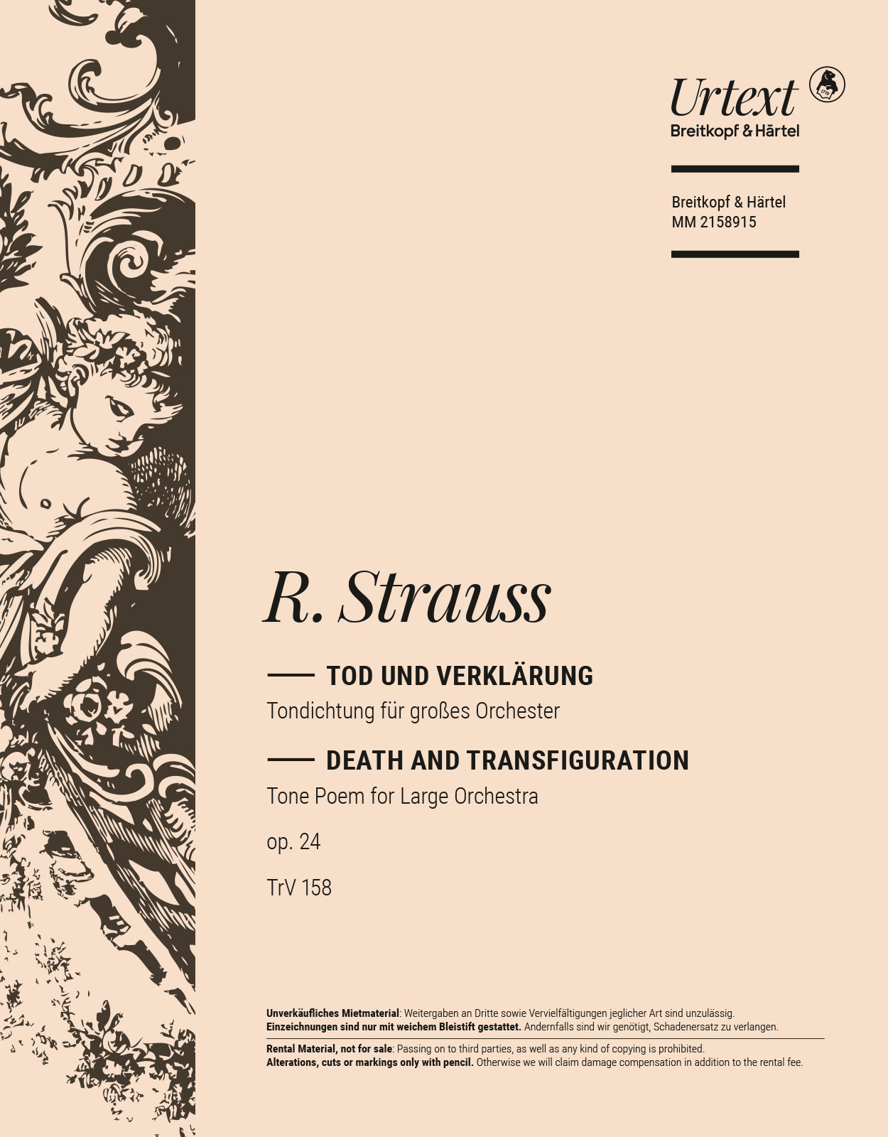MM 2158915 - Tod und Verklärung op. 24 TrV 158 - Cover