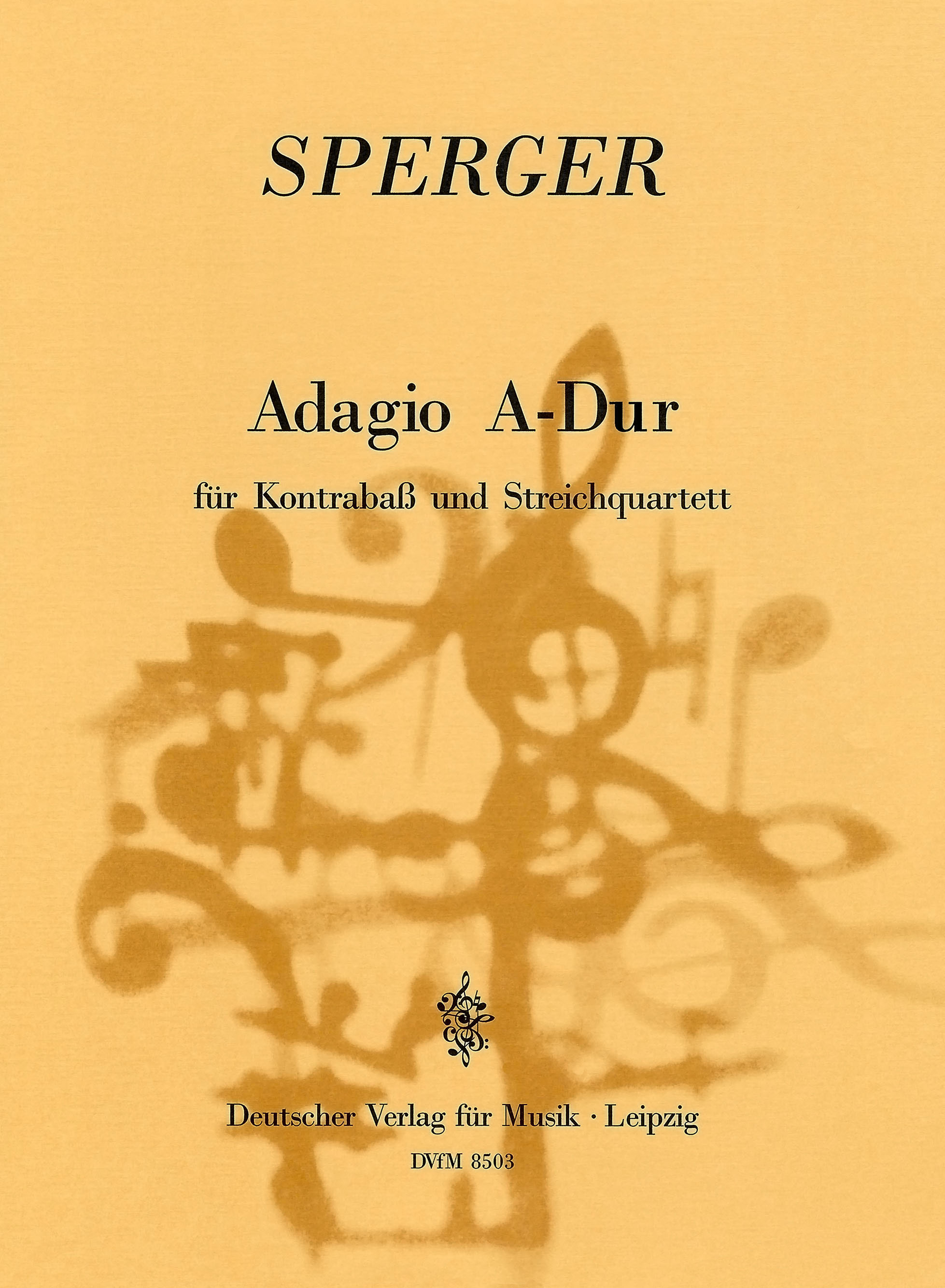 DV 8503 - Adagio A-dur - Cover