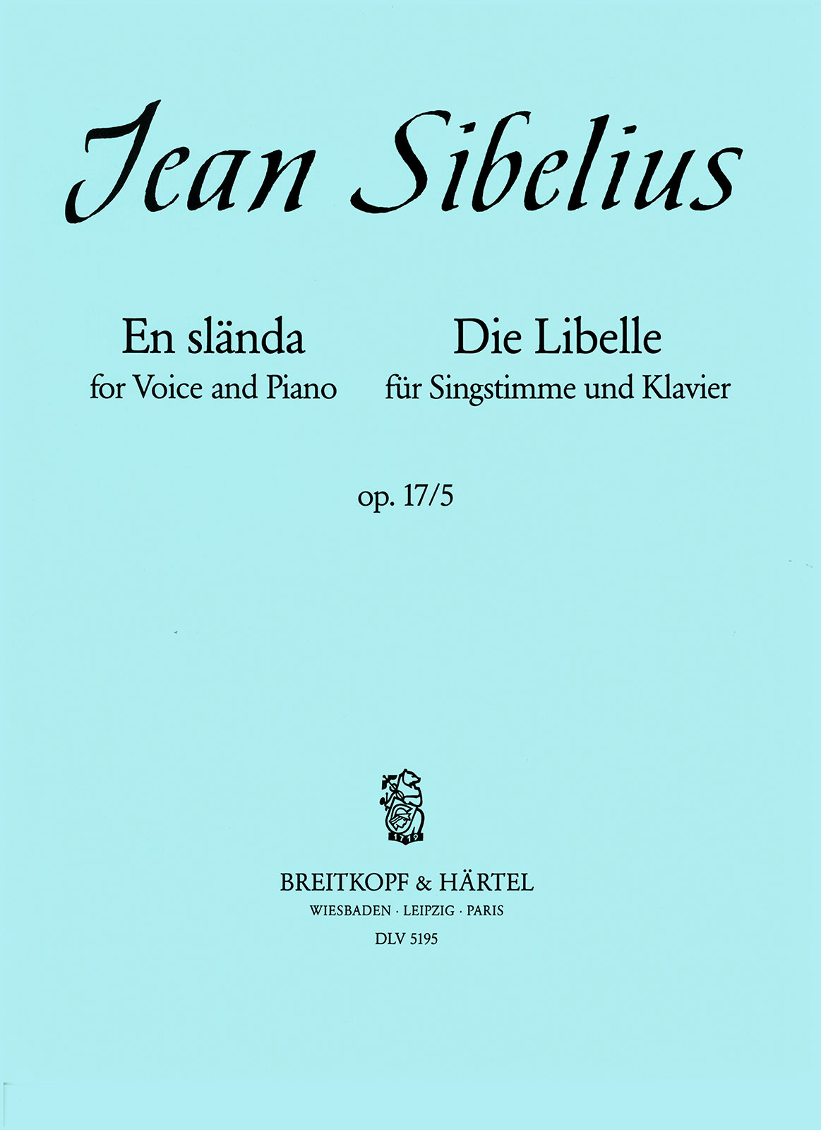 DLV 5195 - En slända Op. 17/5 - Cover