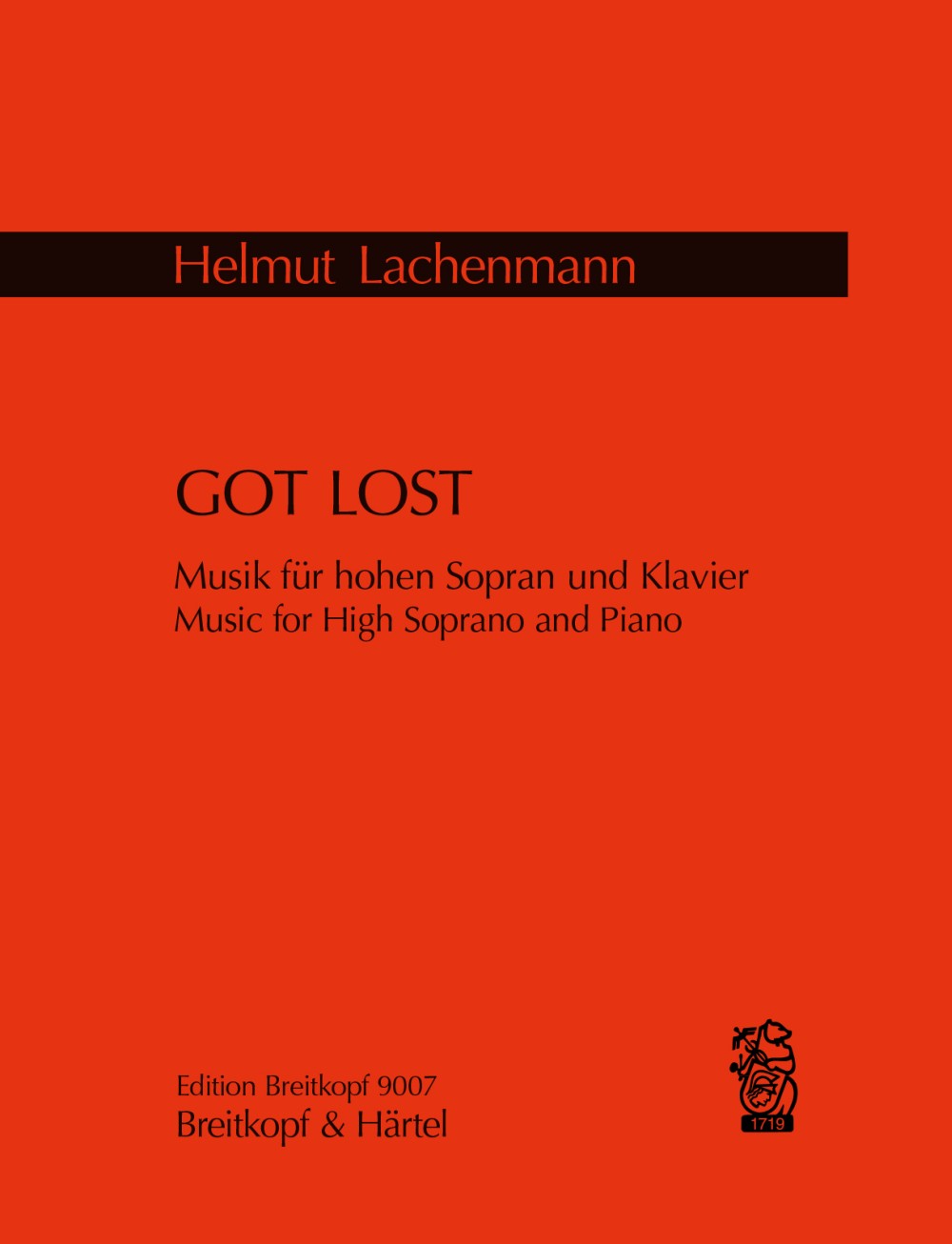 Helmut Lachenmann - GOT LOST - Cover