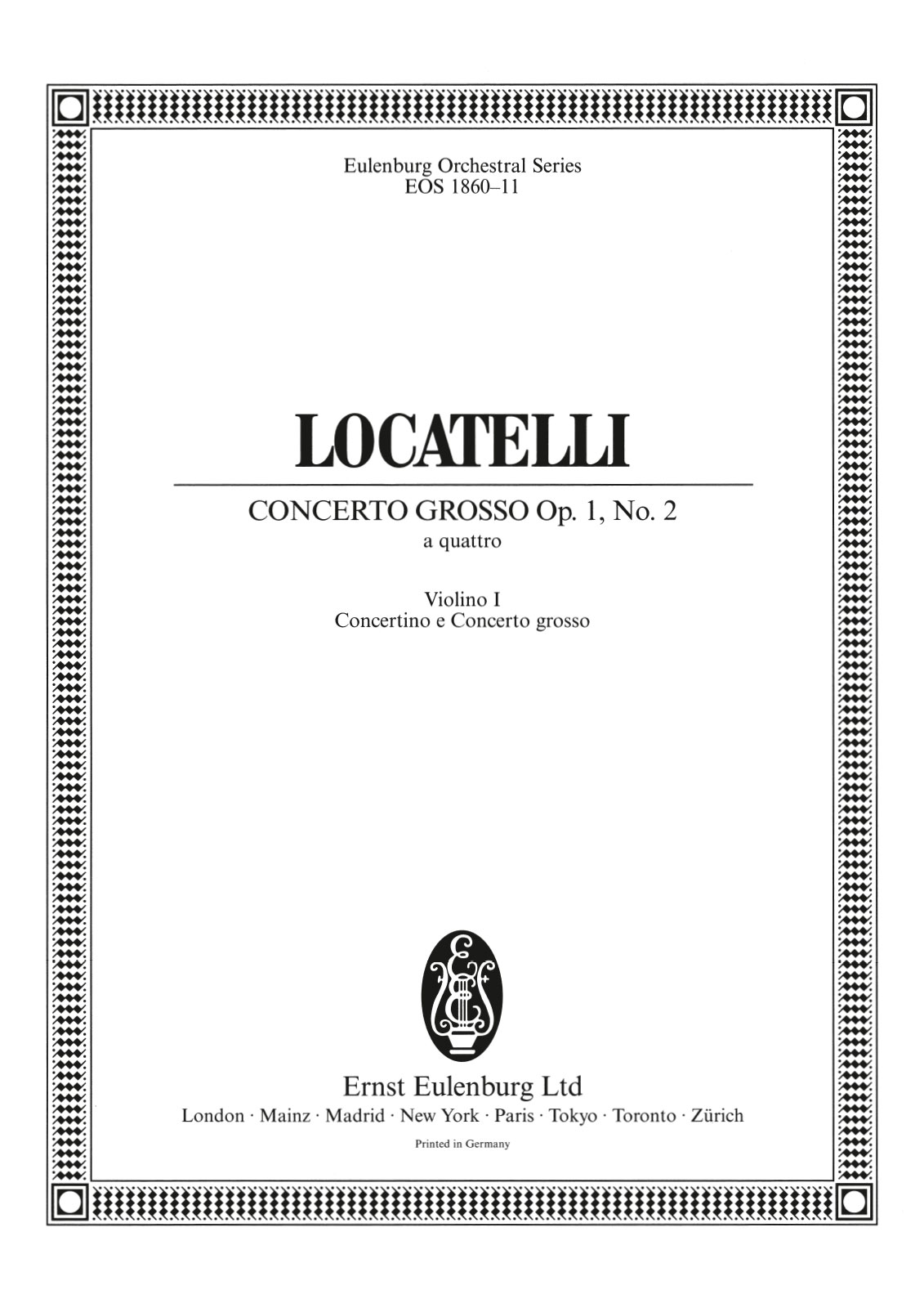 EOS 1860-15 - Concerto grosso „a quattro“ c-moll op. 1/2 - Cover