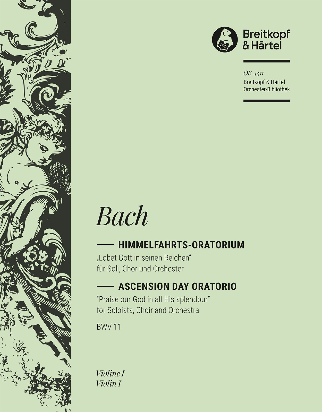 OB 4511-15 - Ascension Day Oratorio BWV 11 - Cover