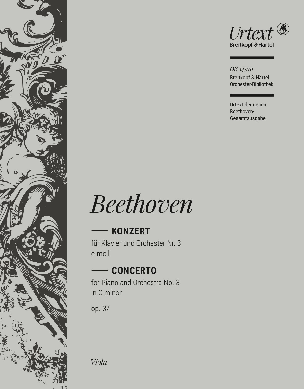 OB 14570-19 - Klavierkonzert Nr. 3 c-moll op. 37 - Cover