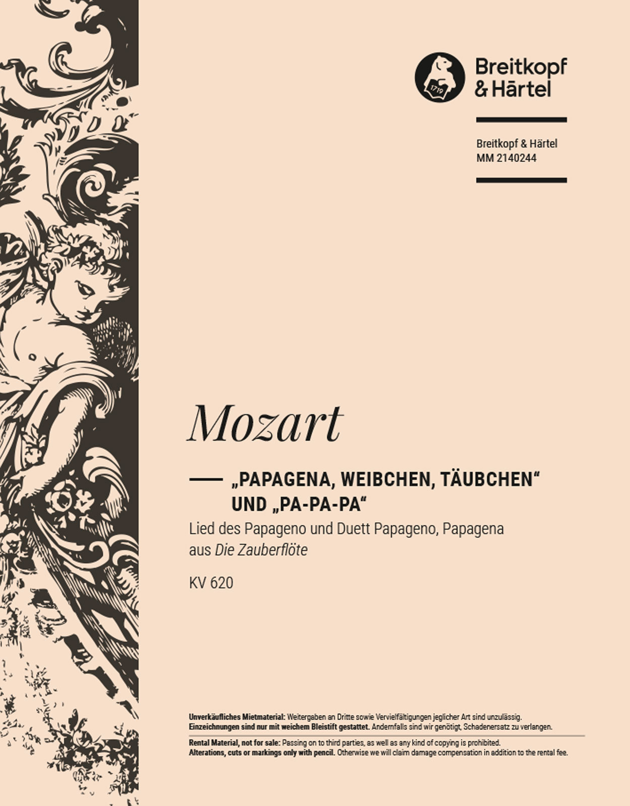 MM 2140244 - Die Zauberflöte KV 620 - Cover