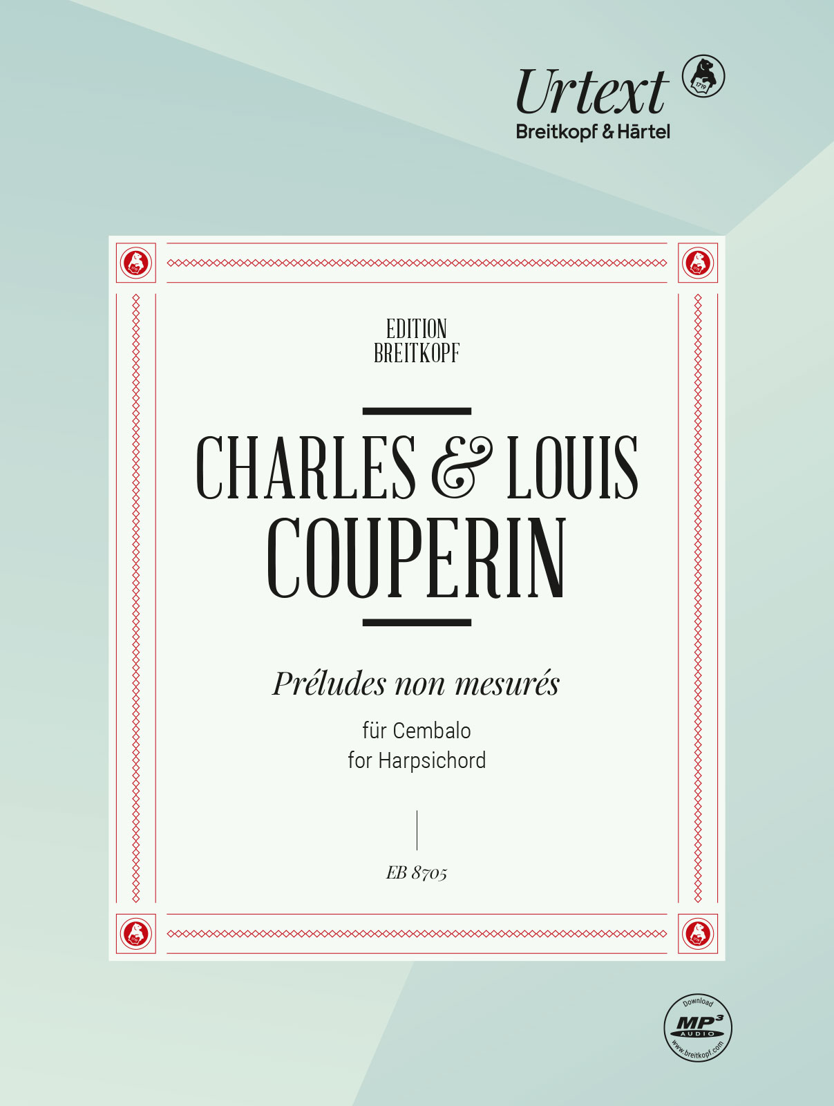 Louis Couperin - Préludes non mesurés - Cover