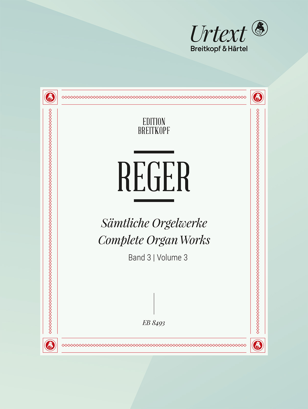 EB 8493 - Complete Organ Works - Cover