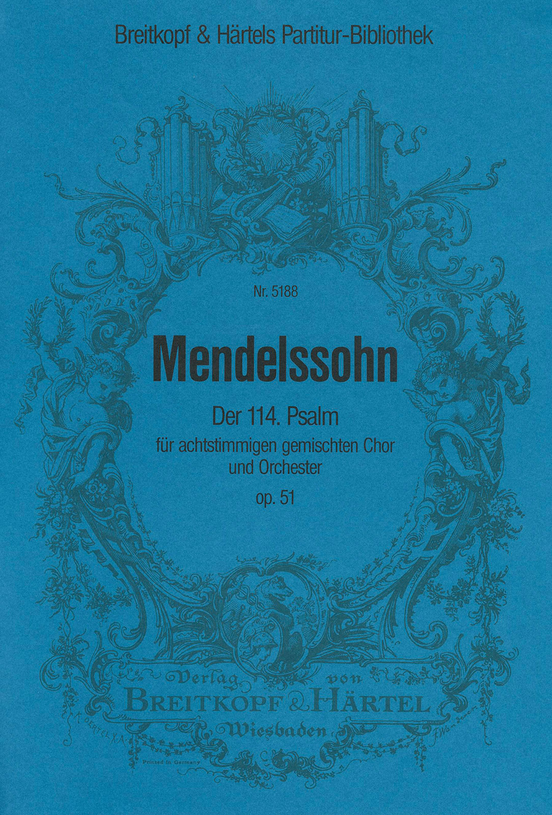 PB 5188 - Der 114. Psalm op. 51 MWV A 17 „Da Israel aus Ägypten zog“ - Cover