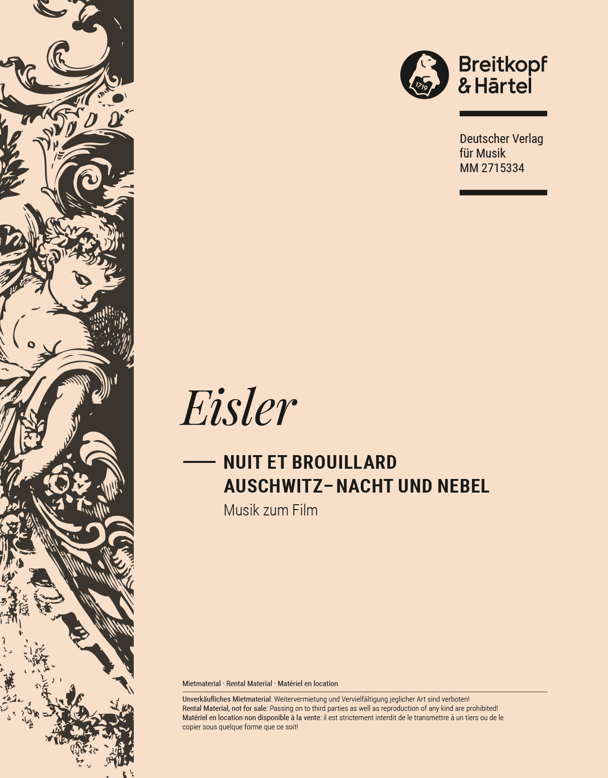 Hanns Eisler - Nuit et Brouillard - Cover