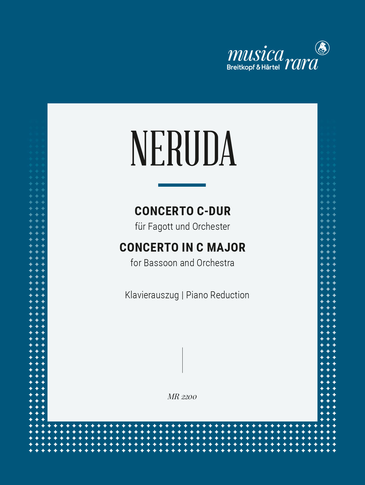 MR 2200D - Concerto C-Dur - Cover