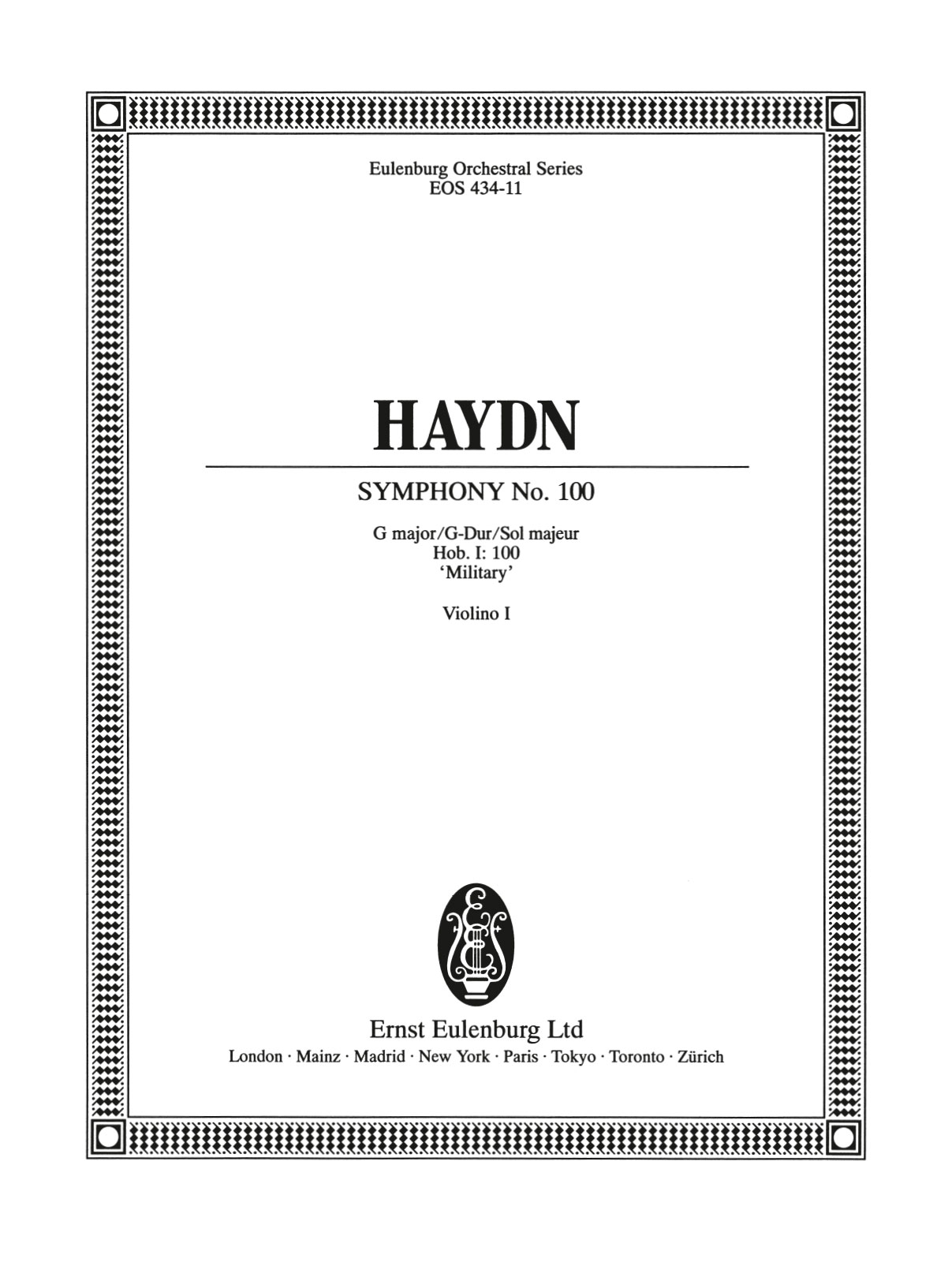 EOS 434-15 - Symphonie Nr. 100 G-dur Hob. I:100 - Cover
