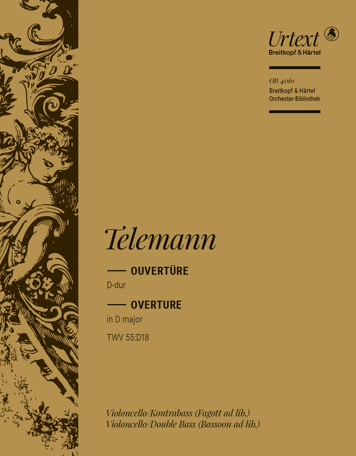 OB 4061-26 - Overture in D major TWV 55:D18 - Cover