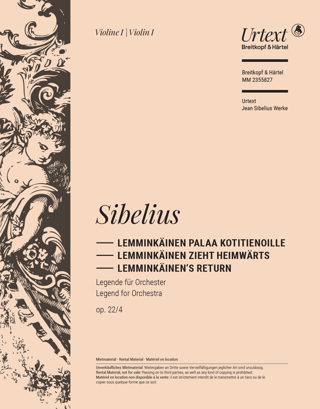 MM 2355827 - Lemminkäinen zieht heimwärts op. 22/4 - Cover