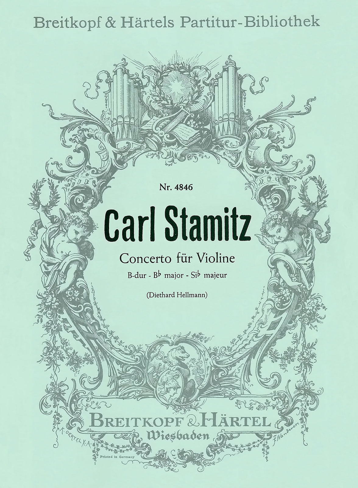 PB 4846 - Violinkonzert B-dur - Cover