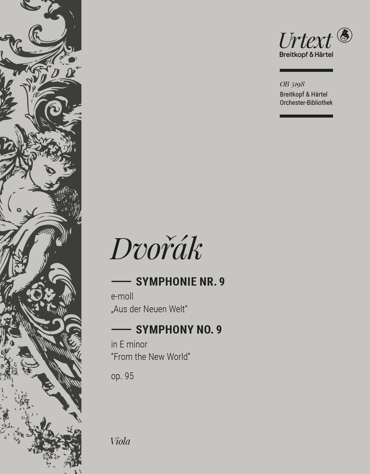 OB 5198-19 - Symphonie Nr. 9 e-moll op. 95 - Cover