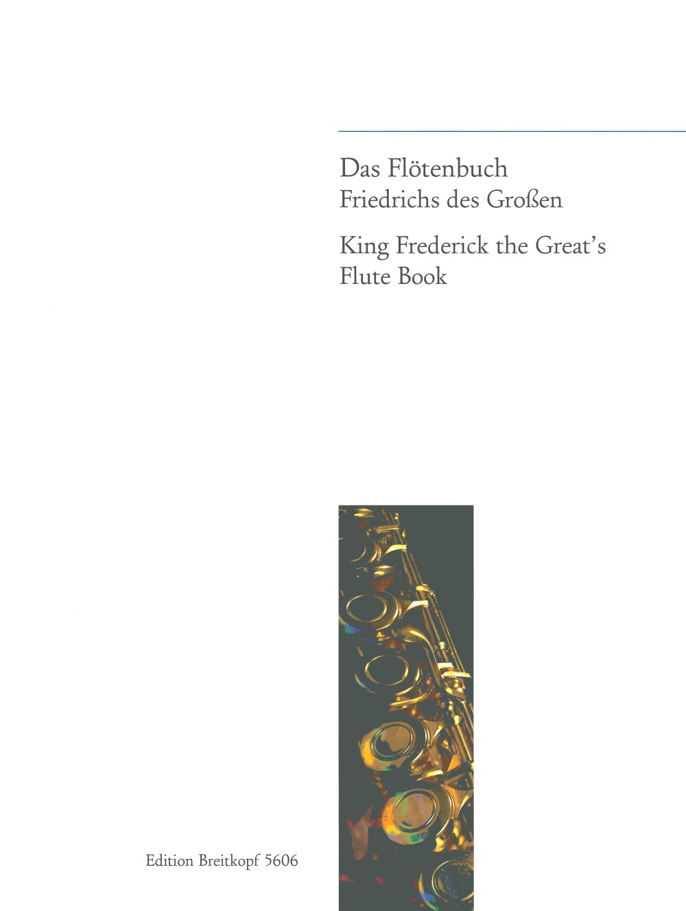Friedrich II. der Große - Das Flötenbuch Friedrichs des Großen - Cover