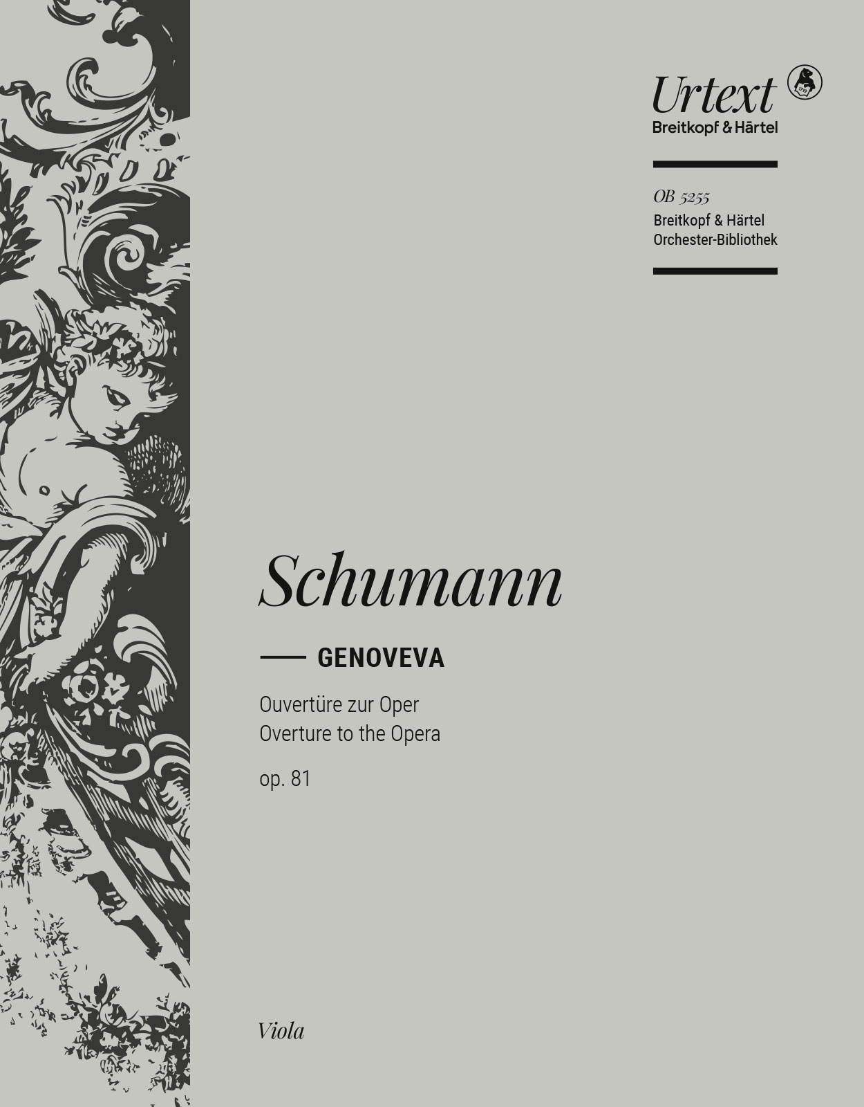 OB 5255-19 - Genoveva Op. 81 - Cover