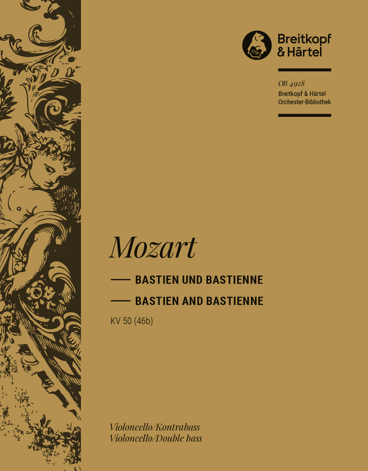 OB 4928-26 - Bastien und Bastienne K. 50 (46b) - Cover