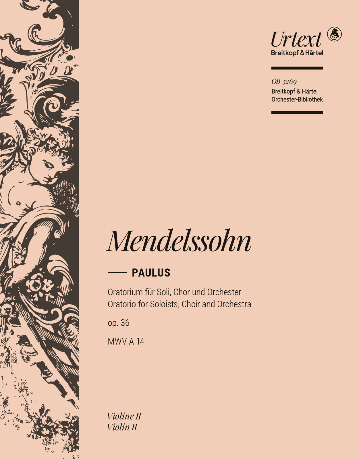 OB 5269-16 - Saint Paul Op. 36 MWV A 14 - Cover