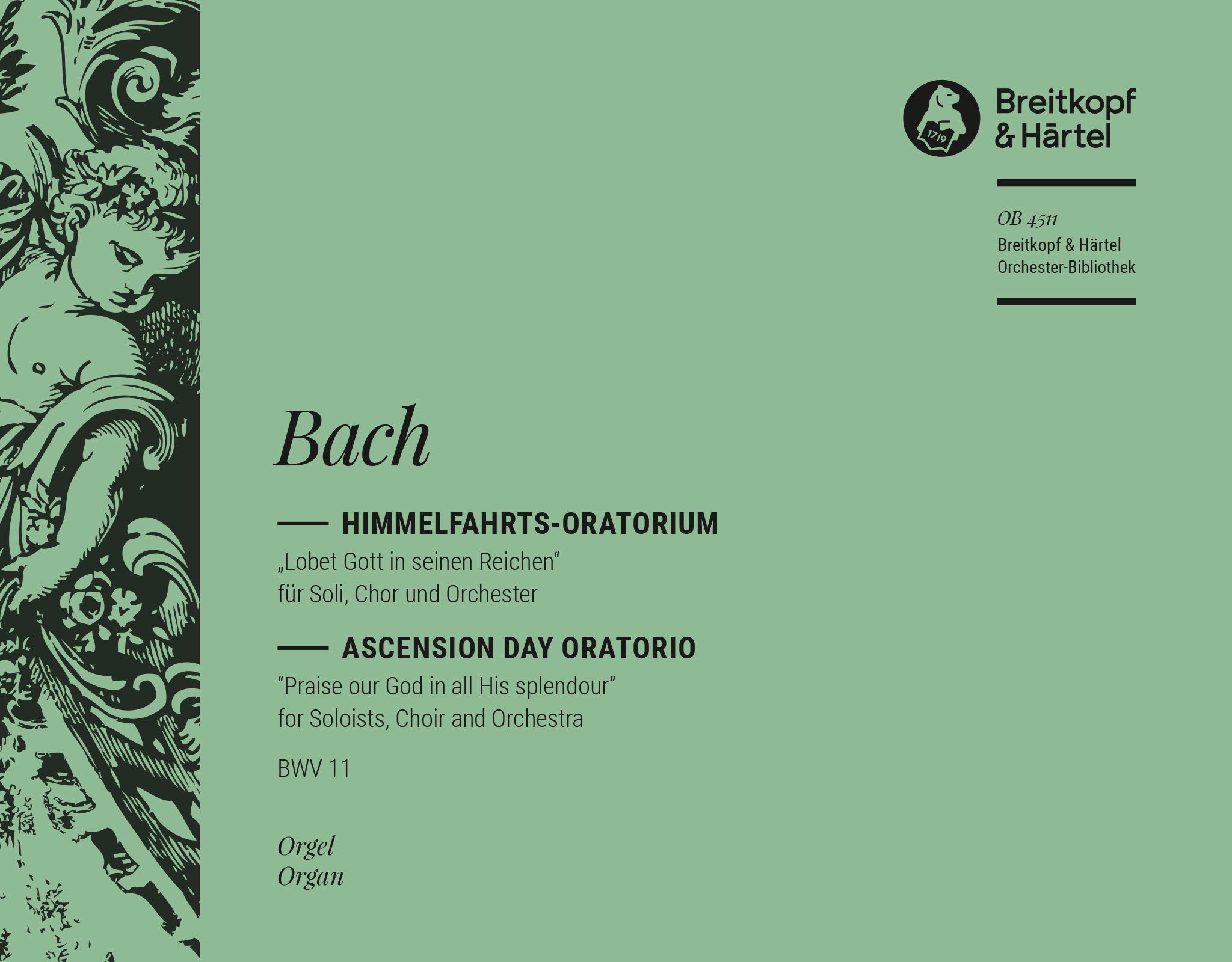 OB 4511-11 - Ascension Day Oratorio BWV 11 - Cover