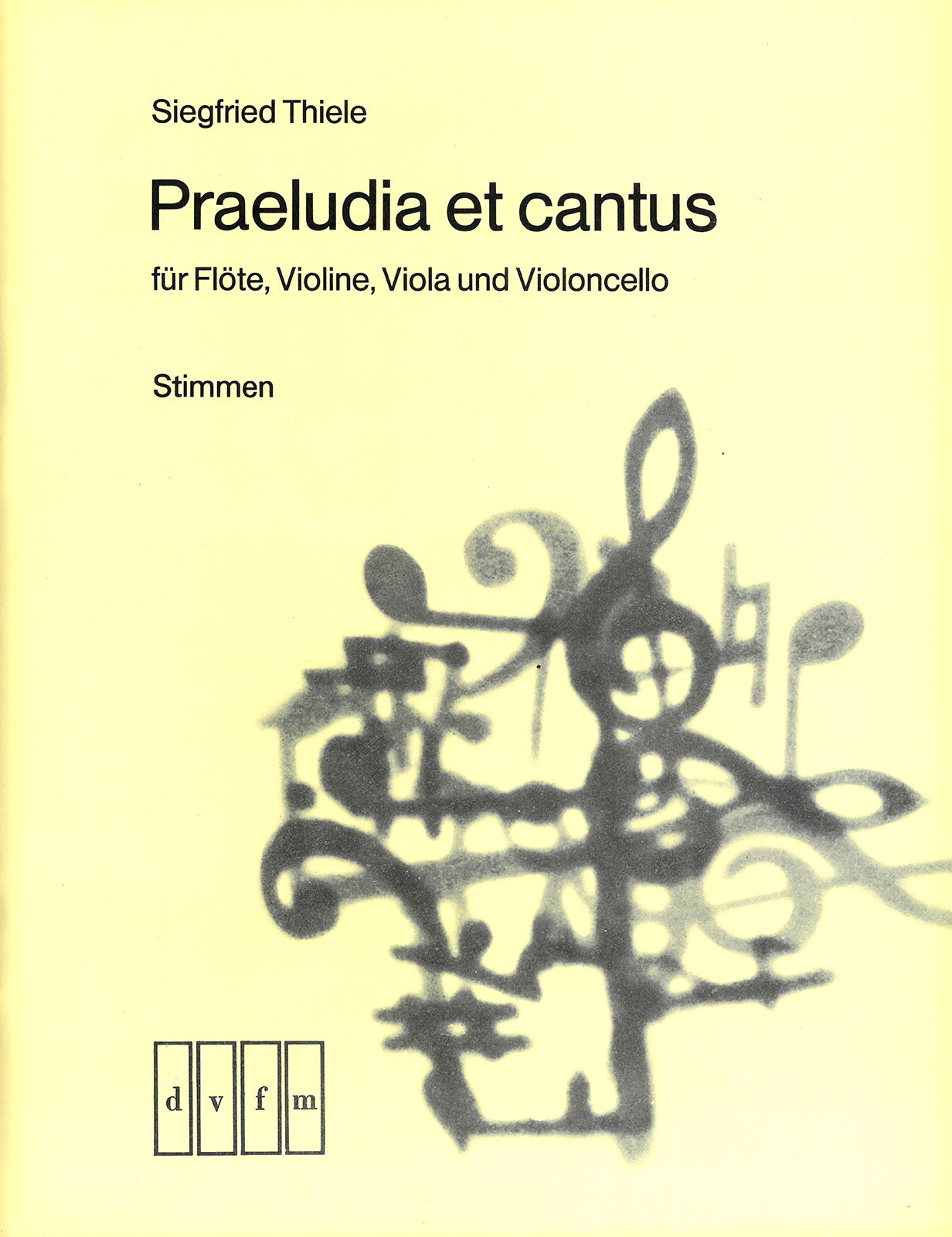 DV 8417b - Praeludia et cantus - Cover