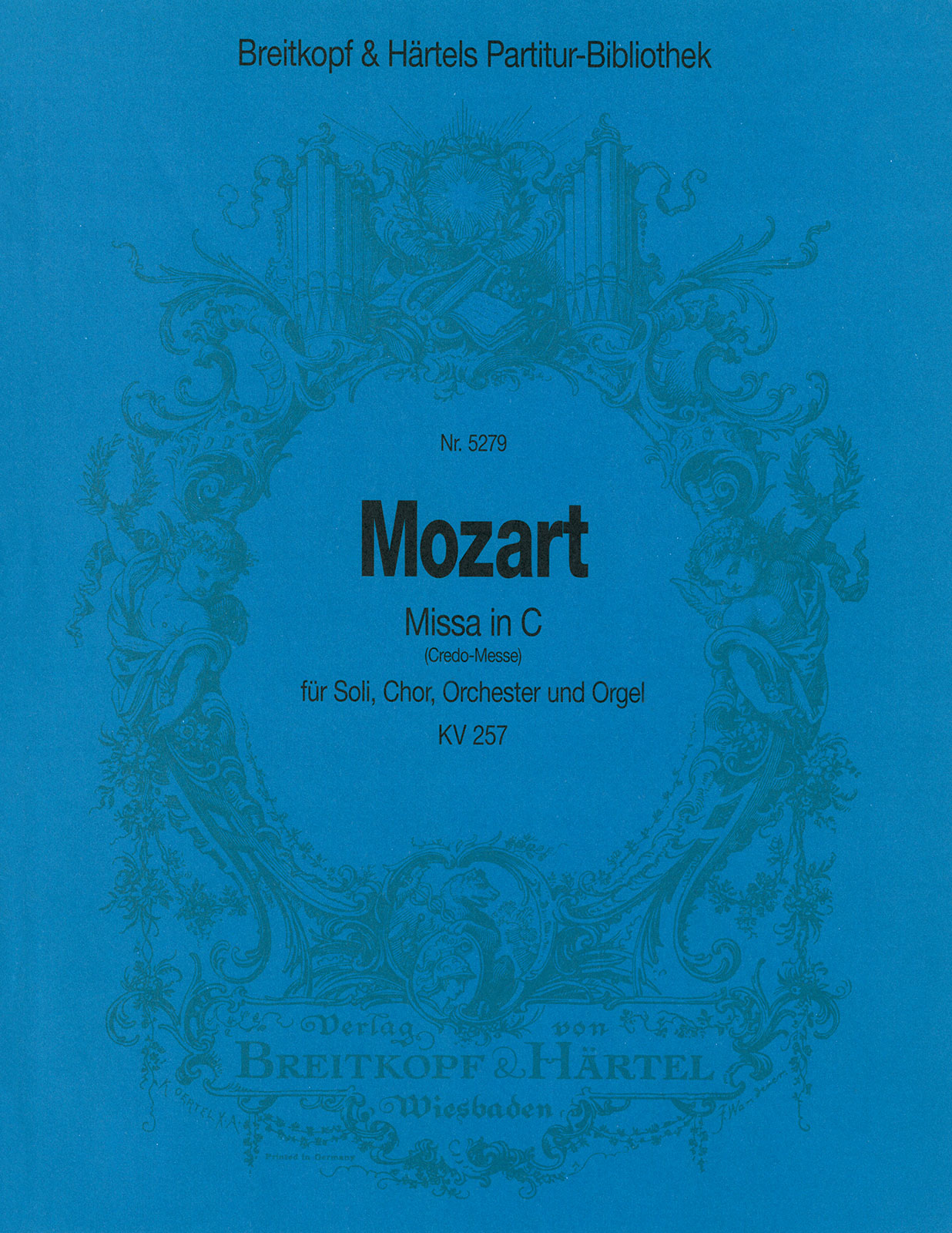 PB 5279 - Missa in C KV 257 - Cover