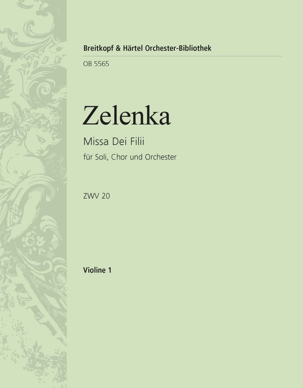 OB 5565-15 - Missa Dei Filii ZWV 20 - Cover