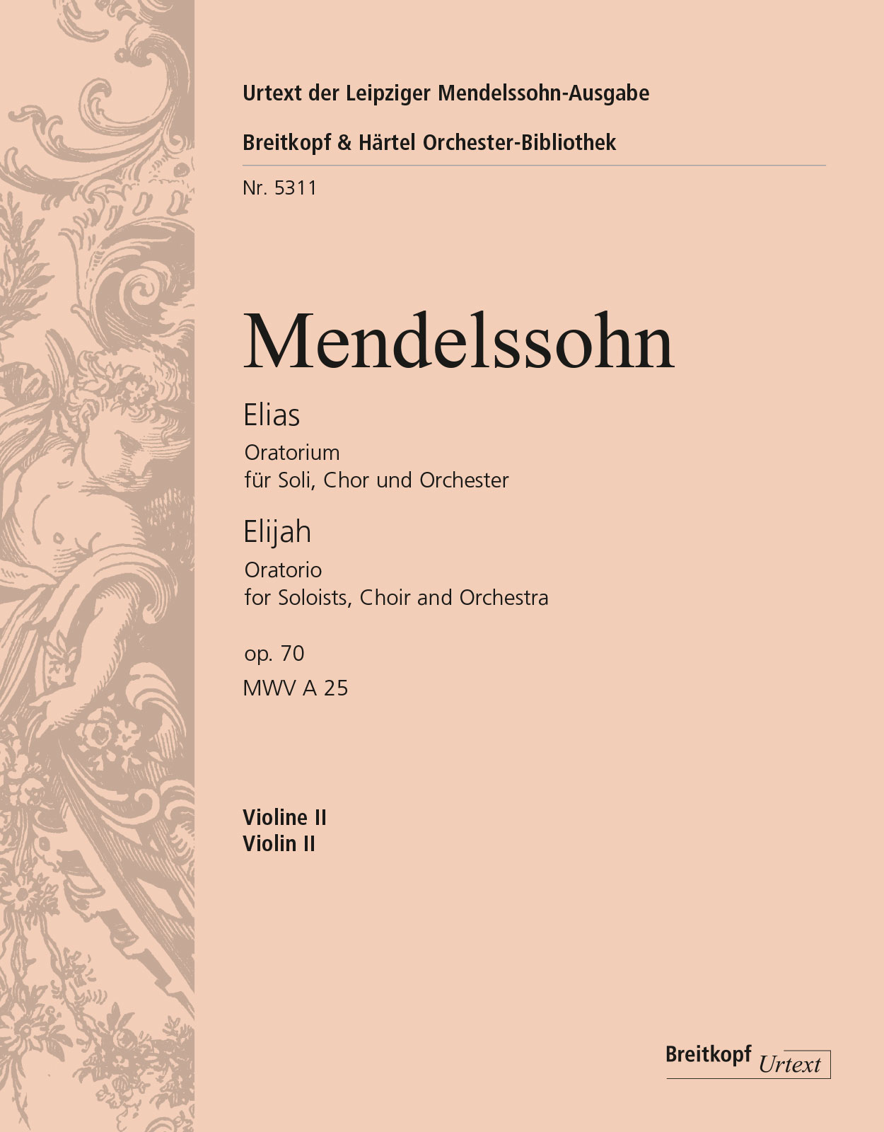 OB 5311-16 - Elias op. 70 MWV A 25 - Cover