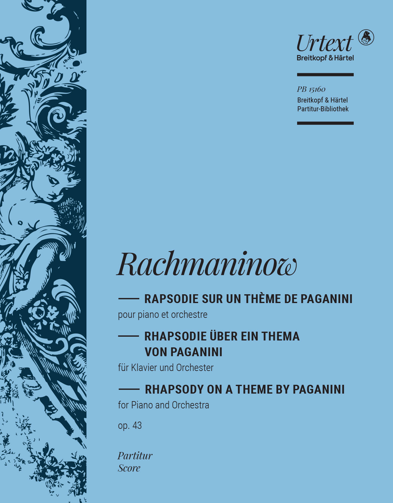 Sergej Vasilevic Rachmaninow - Rapsodie sur un thème de Paganini Op. 43 - Cover