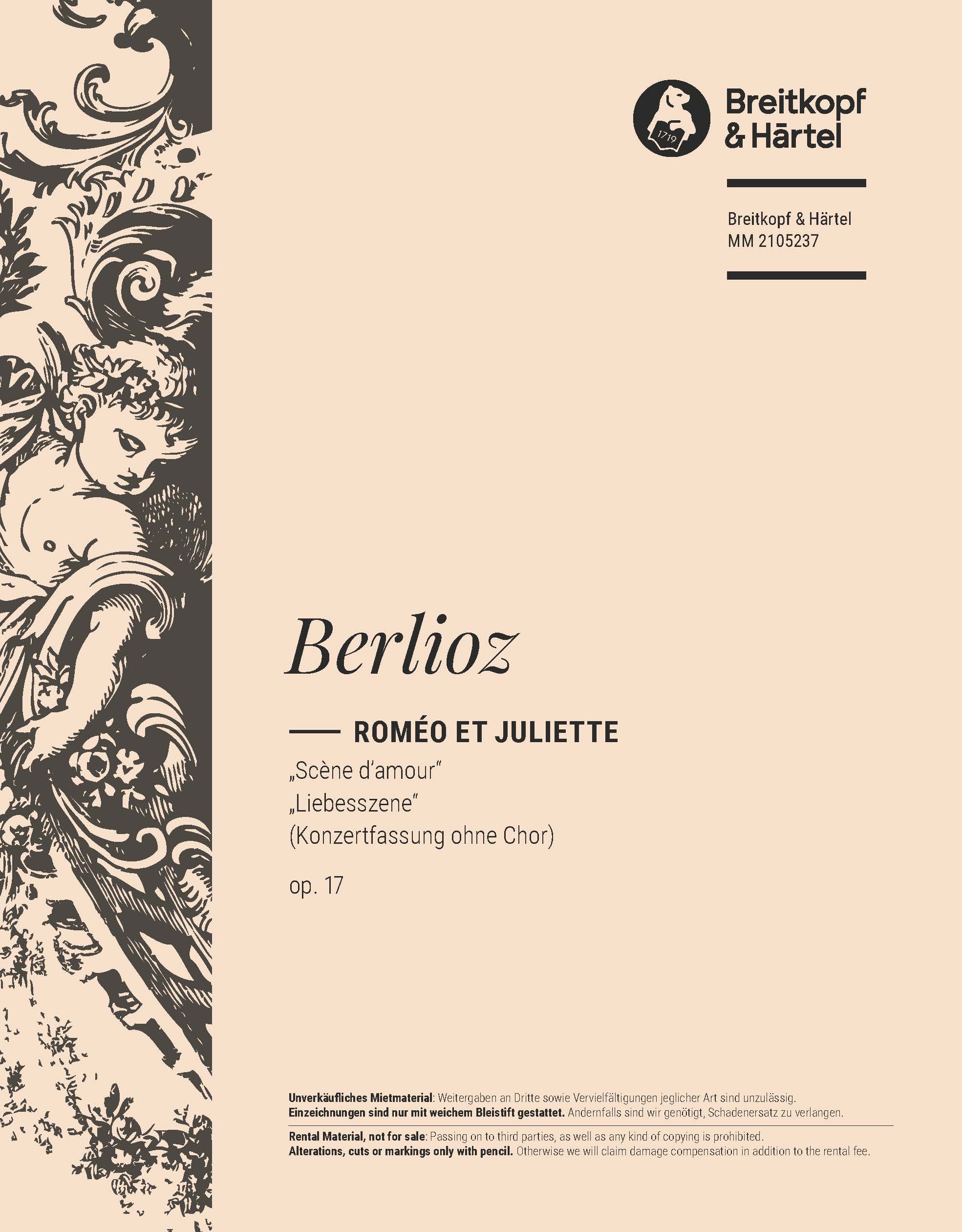 MM 2105237 - Roméo et Juliette op. 17 - Cover