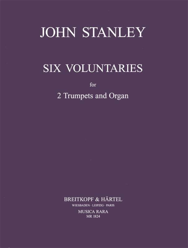 John Stanley - 6 Voluntaries - Cover