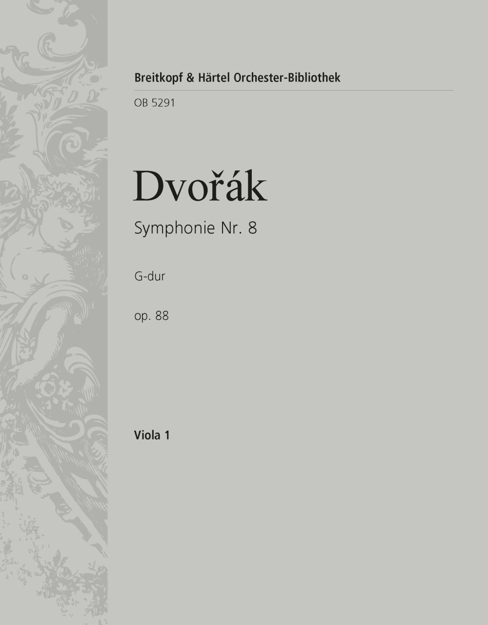 OB 5291-19 - Symphonie Nr. 8 G-dur op. 88 - Cover