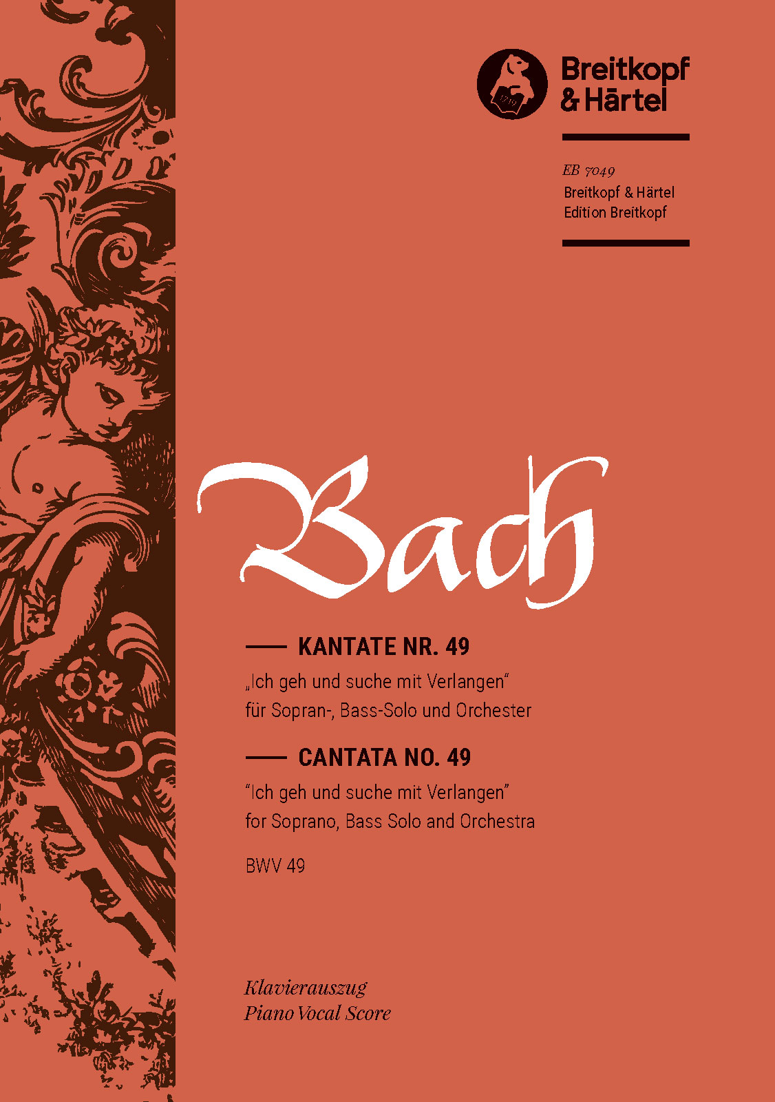 EB 7049D - Cantata BWV 49 “Ich geh und suche mit Verlangen” - Cover