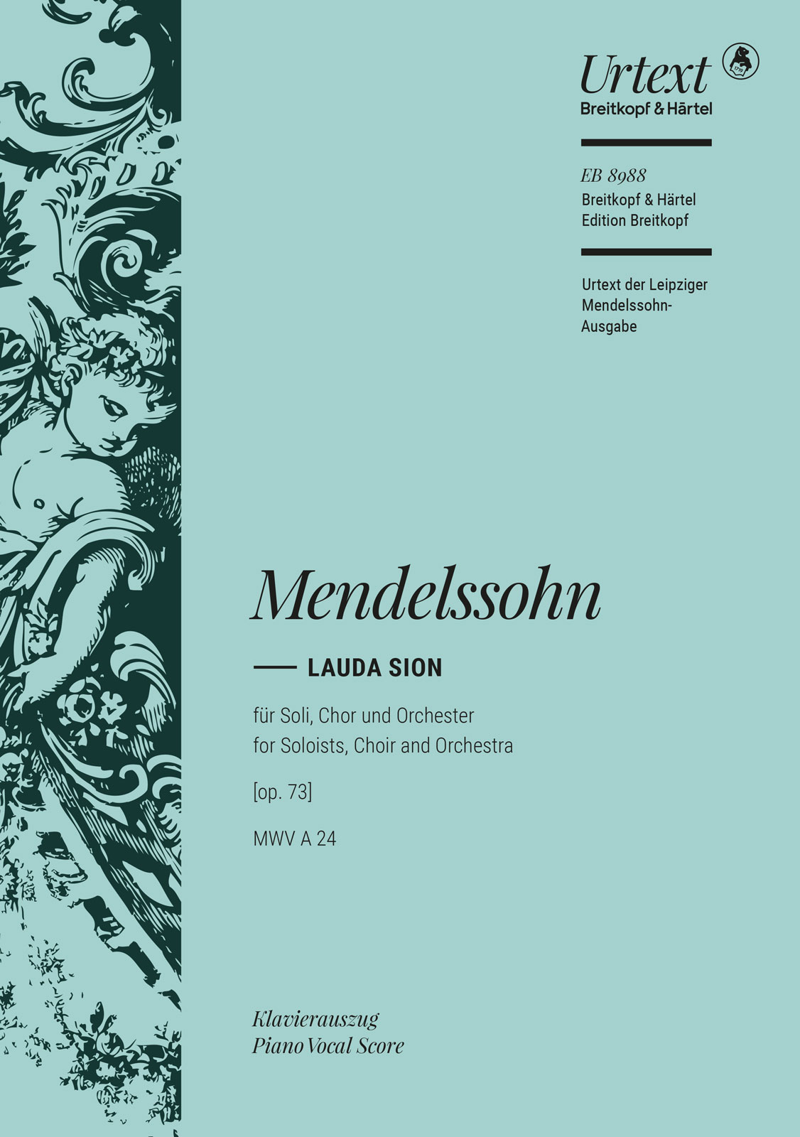 EB 8988D - Lauda Sion [op. 73] MWV A 24 - Cover