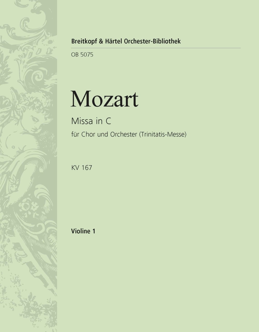 OB 5075-15 - Missa in C K. 167 - Cover