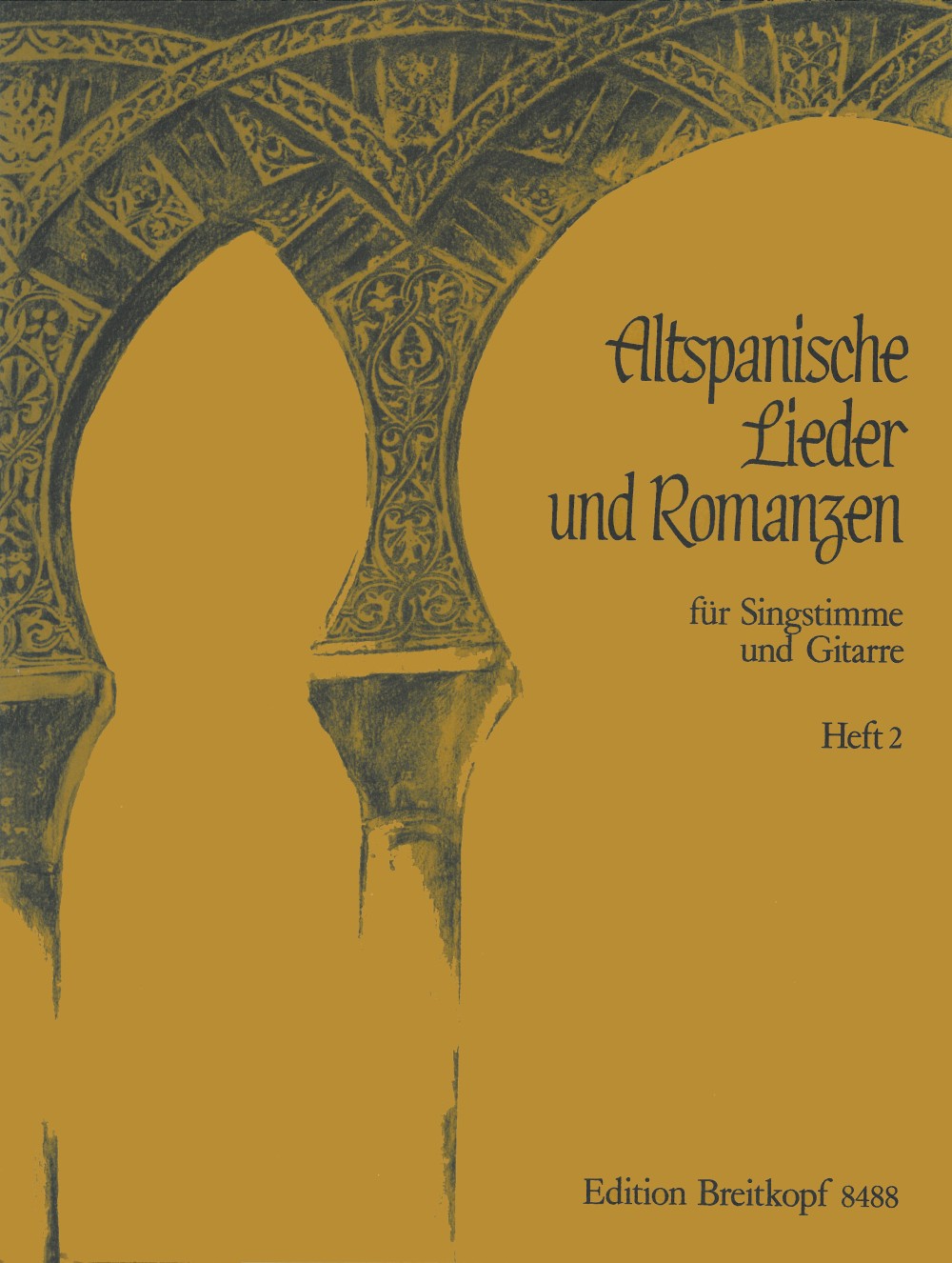 EB 8488 - Altspanische Lieder und Romanzen - Cover