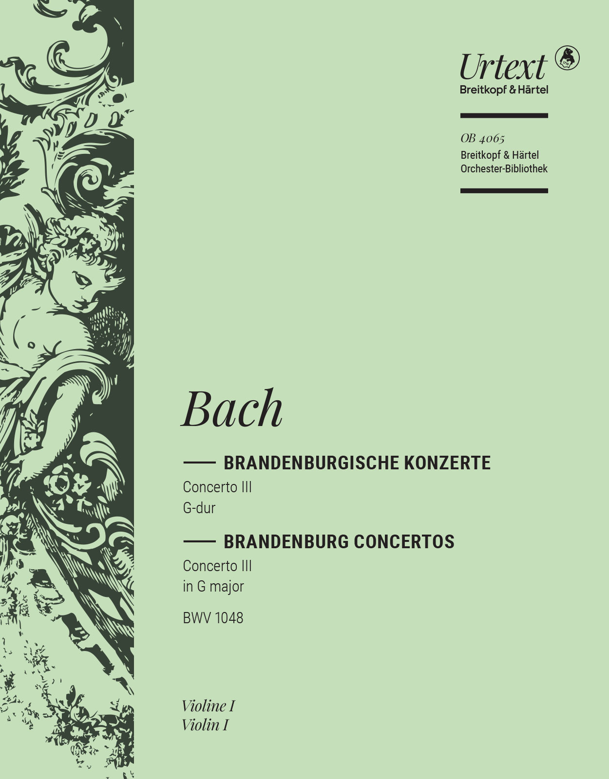 OB 4065-15 - Brandenburg Concerto No. 3 in G major BWV 1048 - Cover