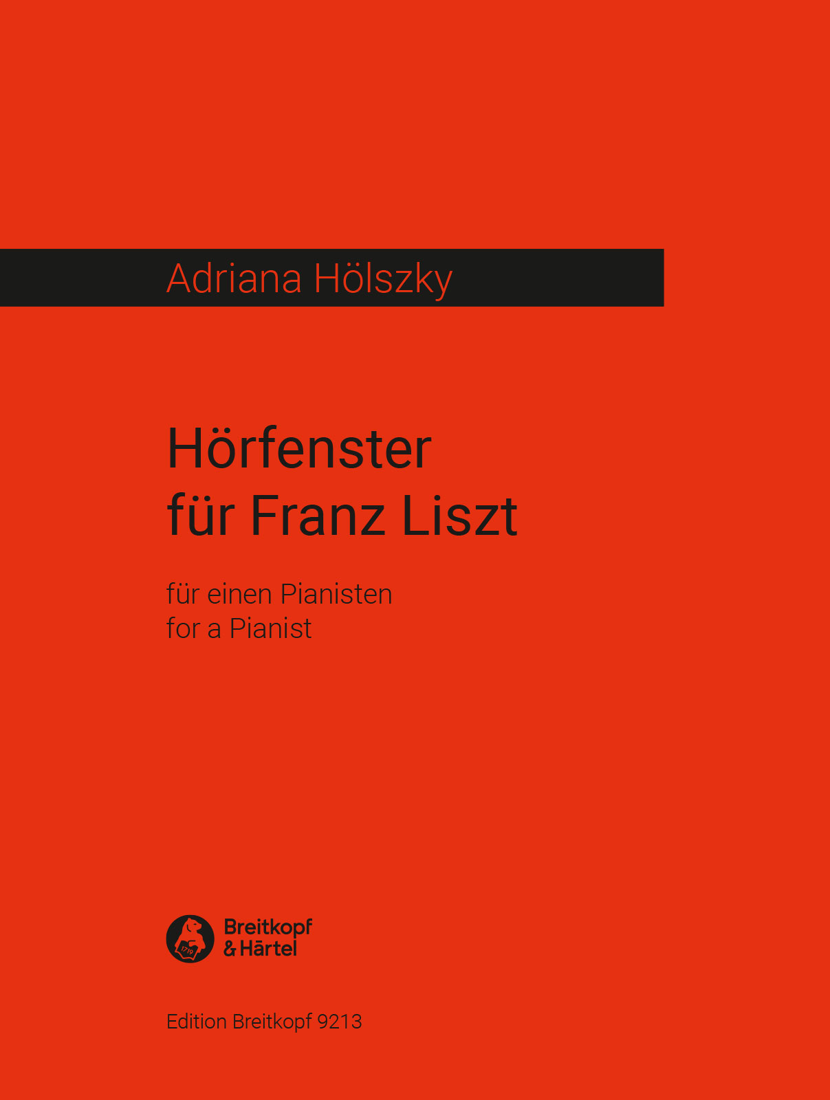 EB 9213D - Hörfenster für Franz Liszt - Cover
