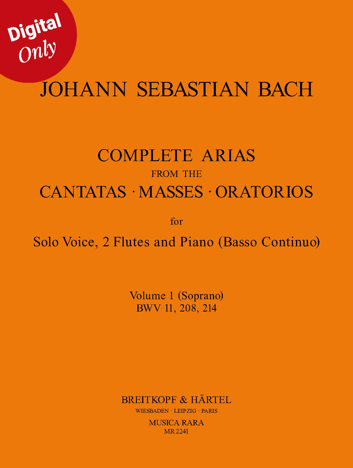 MR 2241D - Sämtliche Arien - Cover