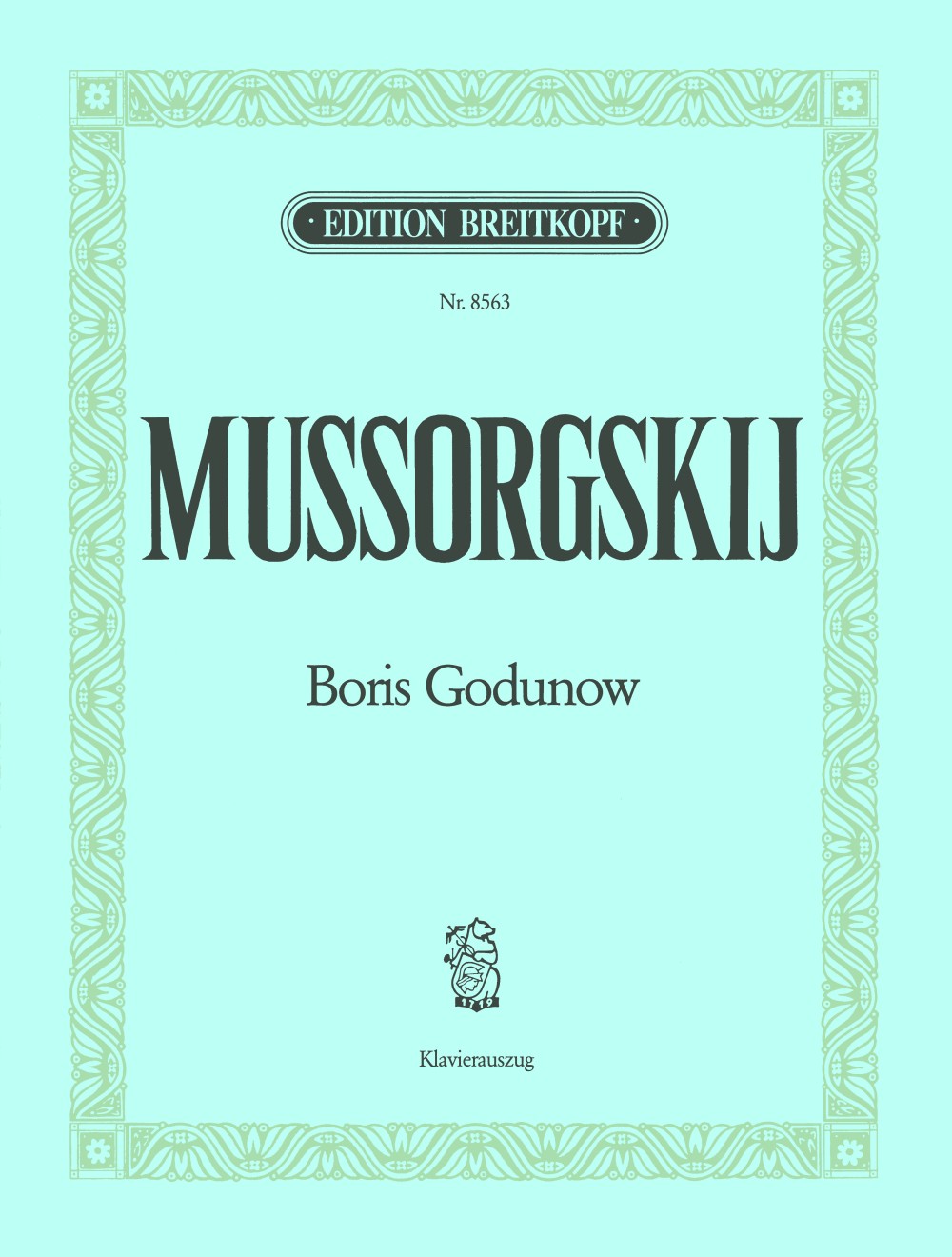 Modest Mussorgskij - Boris Godunow - Cover