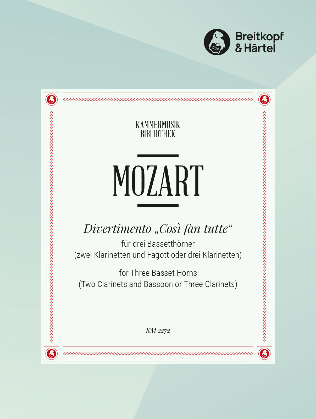 Wolfgang Amadeus Mozart - Divertimento „Così fan tutte“ - Cover
