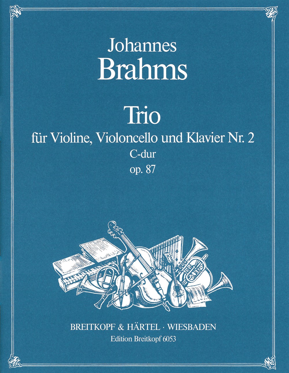 Johannes Brahms - Piano Trio No. 2 in C major Op. 87 - Cover