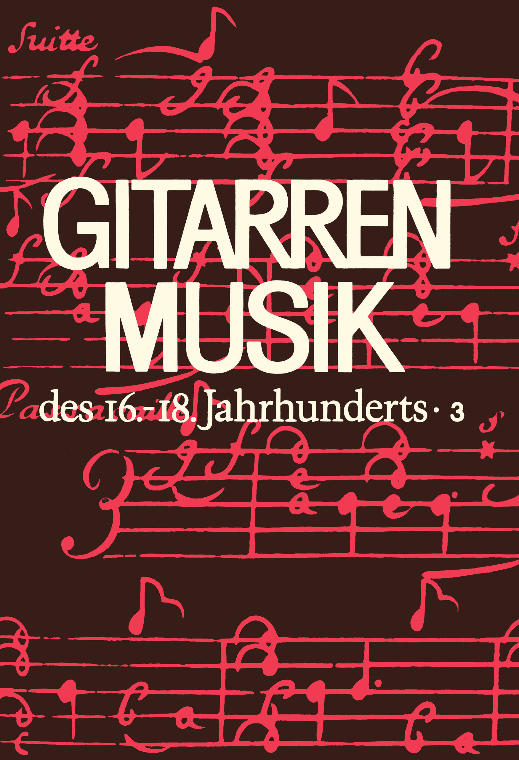 DV 32060 - Gitarrenmusik des 16. -18. Jahrhunderts - Cover