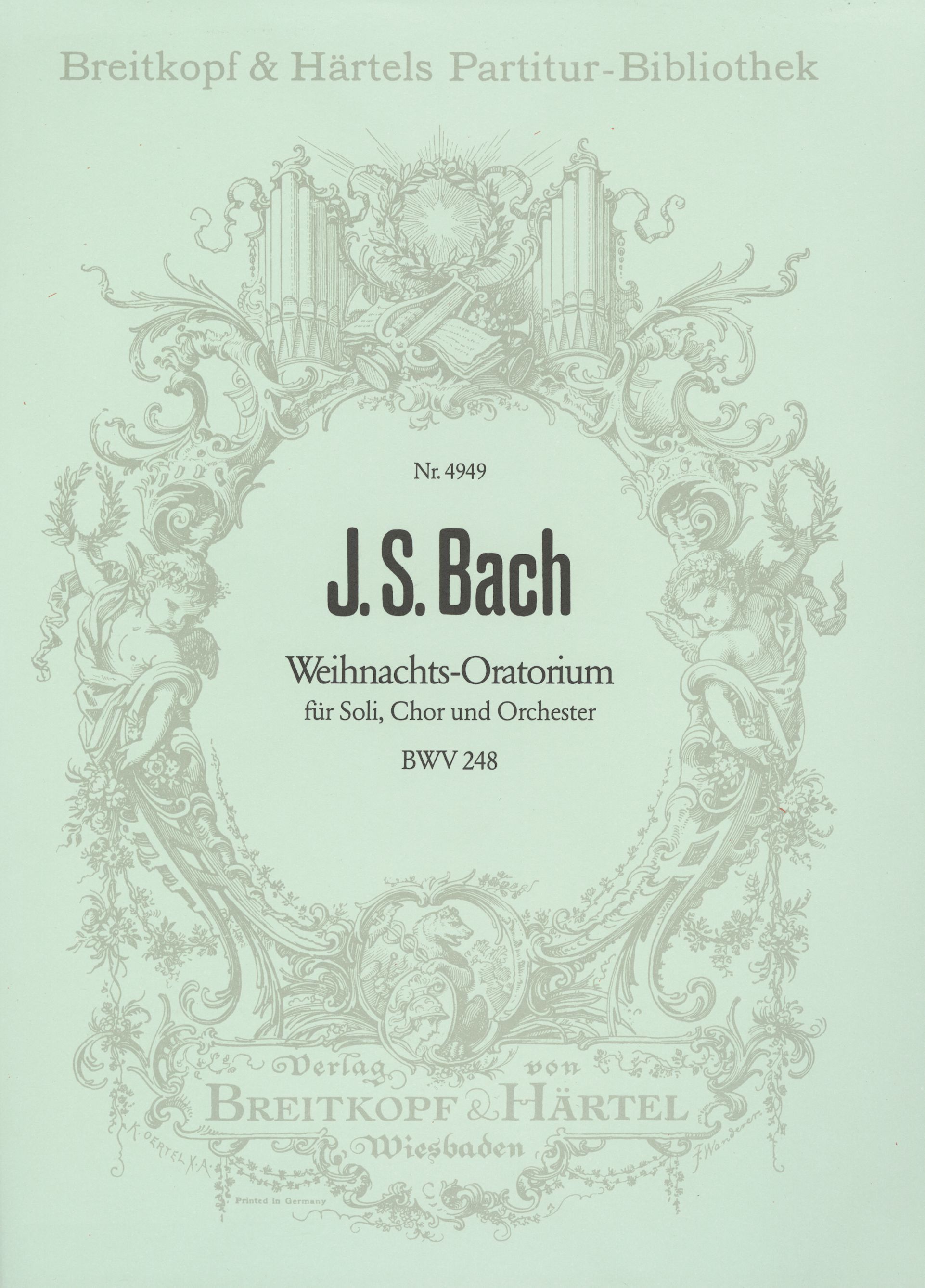 PB 4949 - Weihnachts-Oratorium BWV 248 - Cover