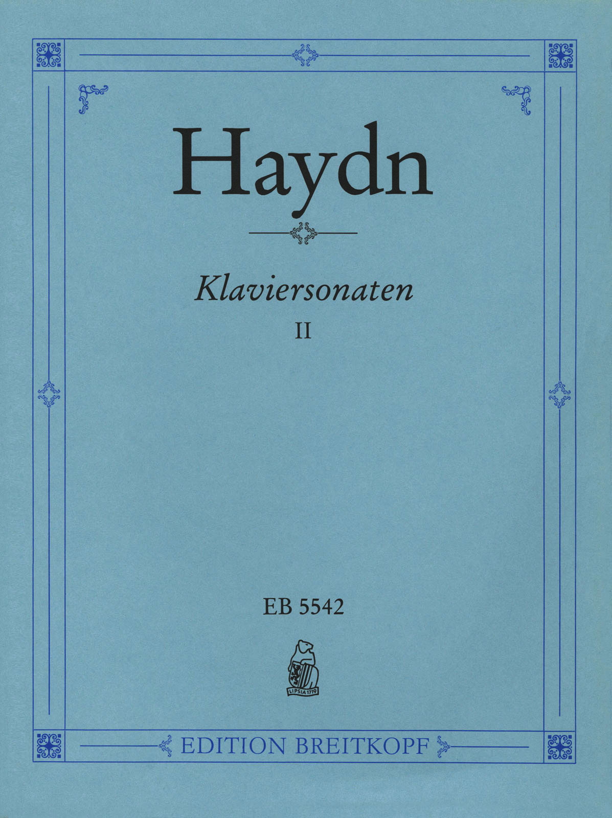 EBL 5542 - Sämtliche Klaviersonaten - Cover