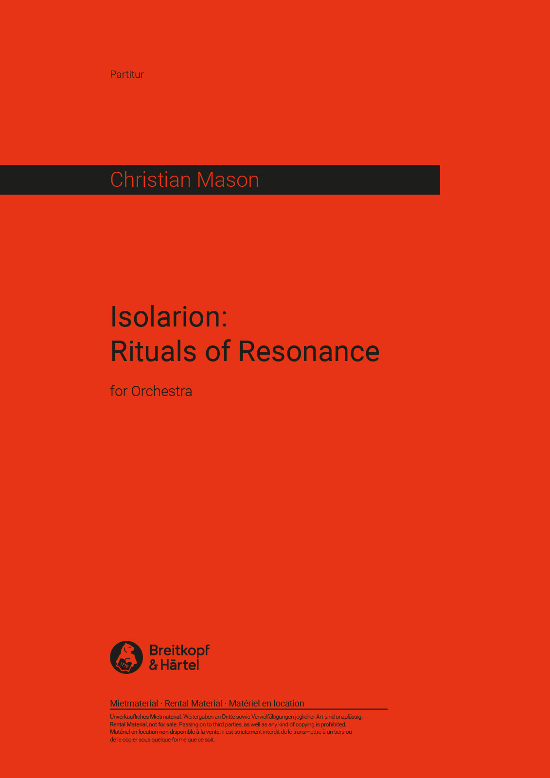 Christian Mason - Isolarion: Rituals of Resonance - Cover