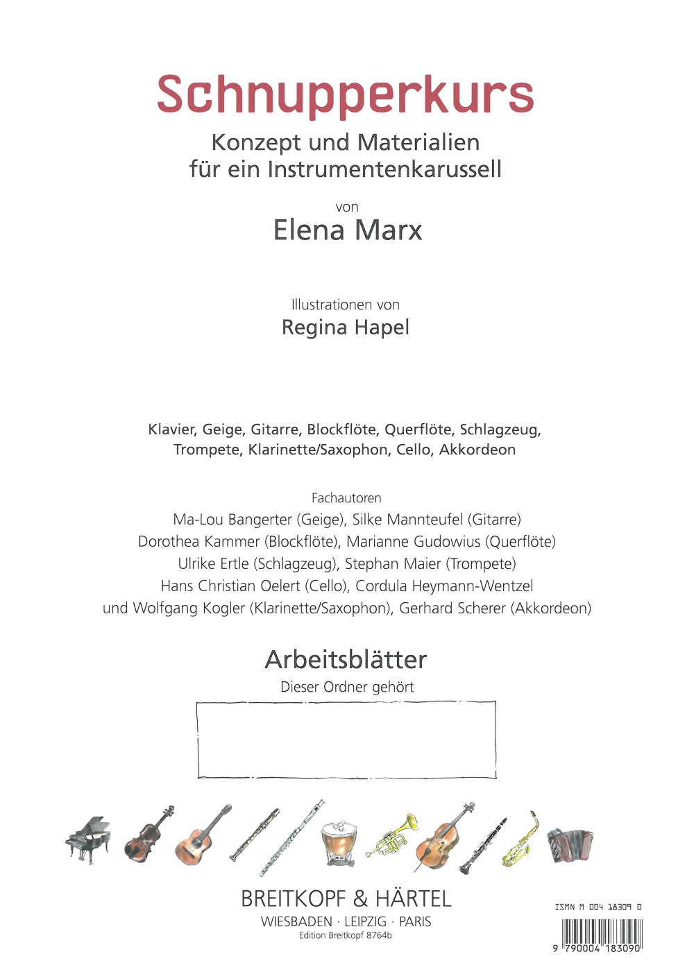 EB 8764b - Elena Marx - Schnupperkurs - Cover