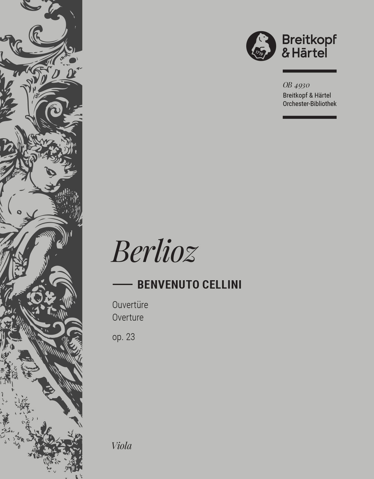 OB 4930-19 - Benvenuto Cellini op. 23 - Cover