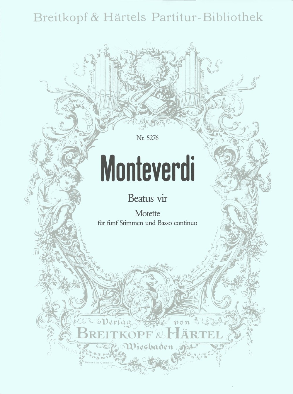 Claudio Monteverdi - Beatus Vir - Cover