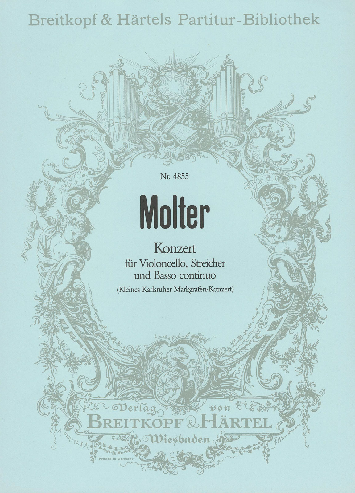 PB 4855 - Violoncello Concerto in C major - Cover