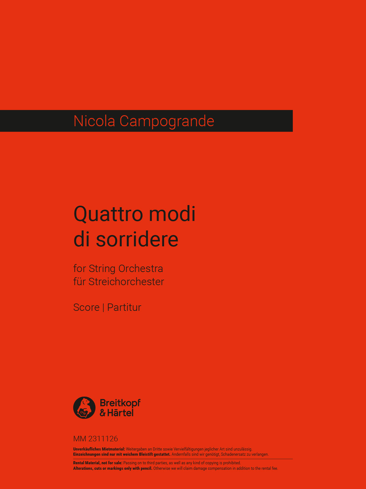 Nicola Campogrande - Quattro modi di sorridere - Cover